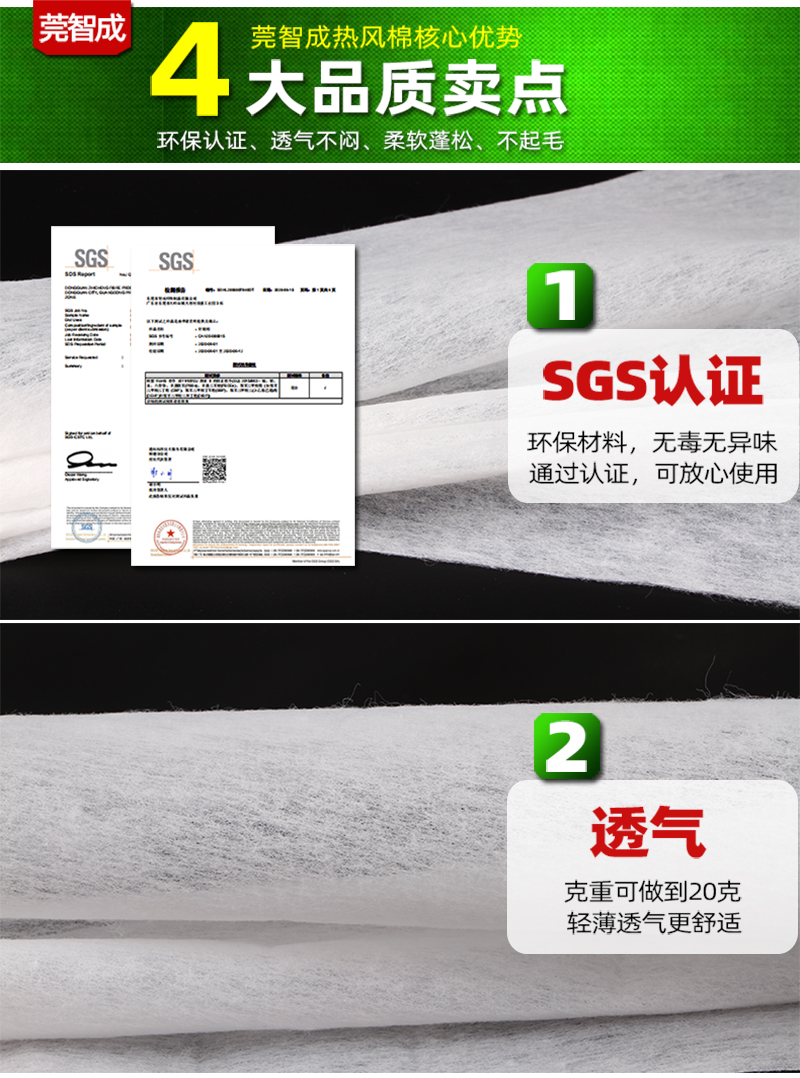 口罩熱風(fēng)棉4大賣點(diǎn)