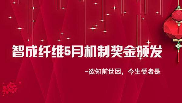 智成纖維5月業(yè)績有新高-欲知前世因，今生受者是